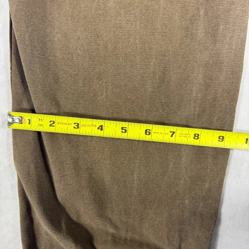 Dickies Men's Carpenter Duck Pants Brown Relaxed Fit Straight Leg Workwear 36x34 - Picture 11 of 12